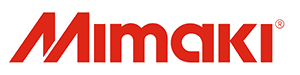 Mimaki logo in red text